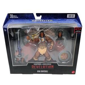 MOTU Masterverse Revelation King Grayskull Deluxe Figure NEW Sealed